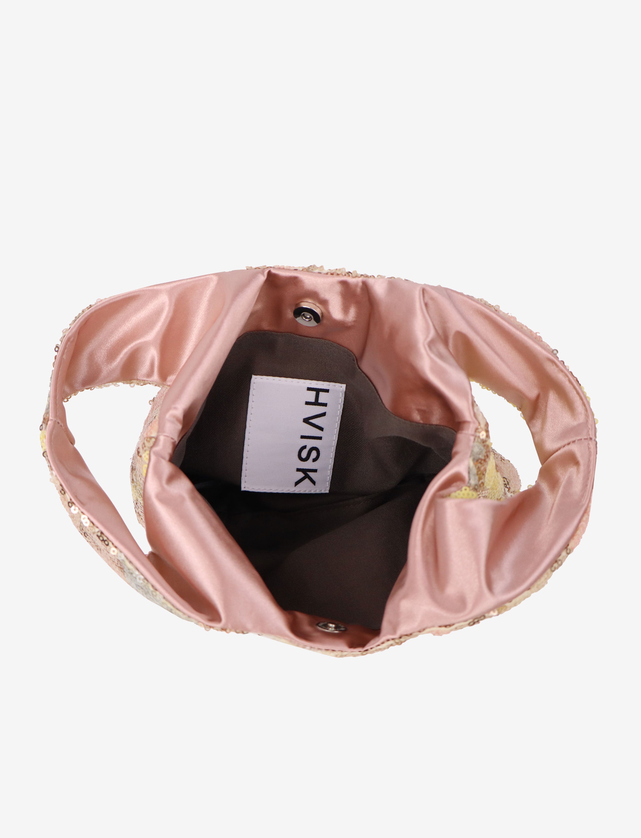 HVISK LUMA SEQUINS Crossbody 497 Pastel Bloom