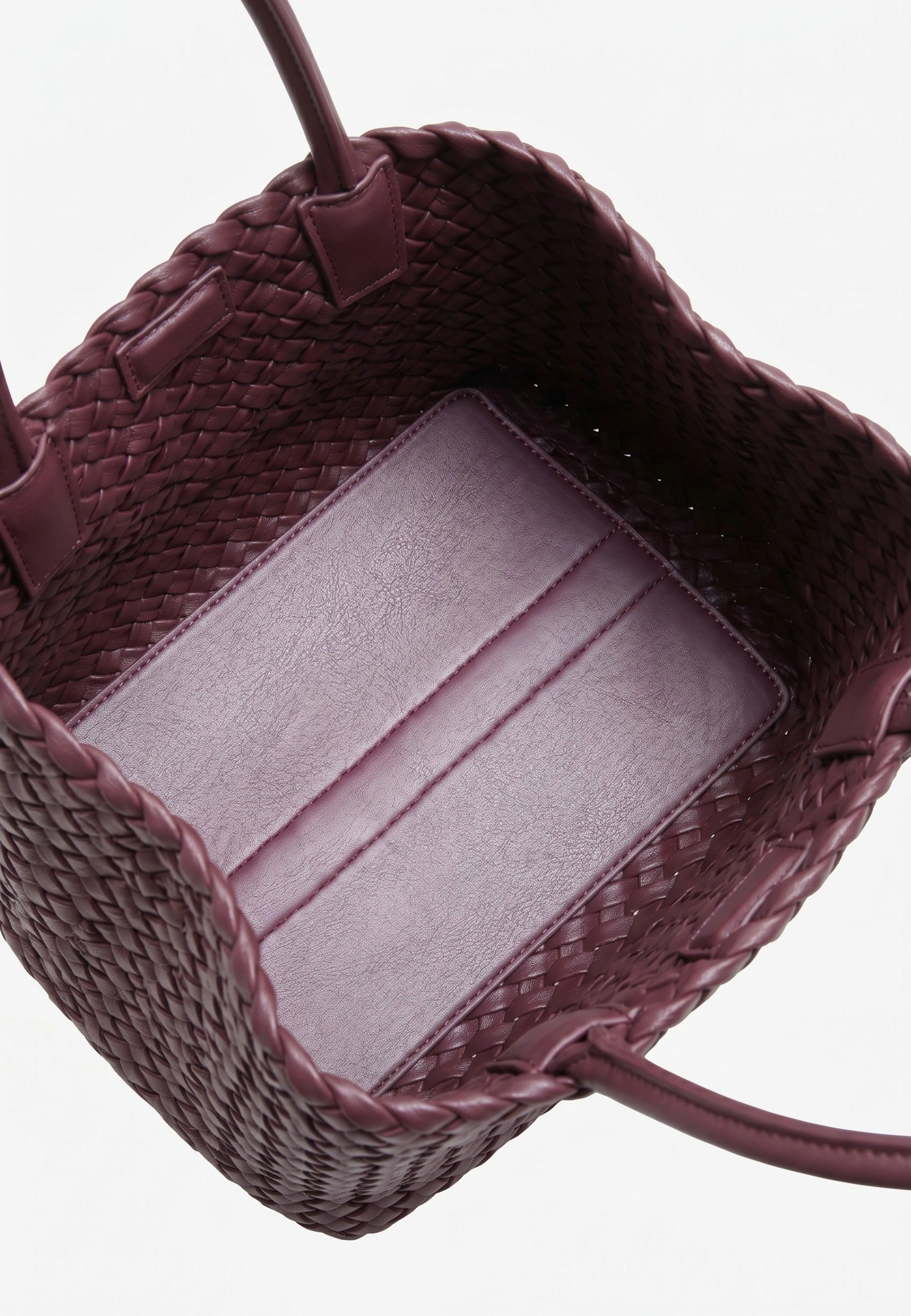 HVISK Lily Braided Handbag 508 Deep Burgundy
