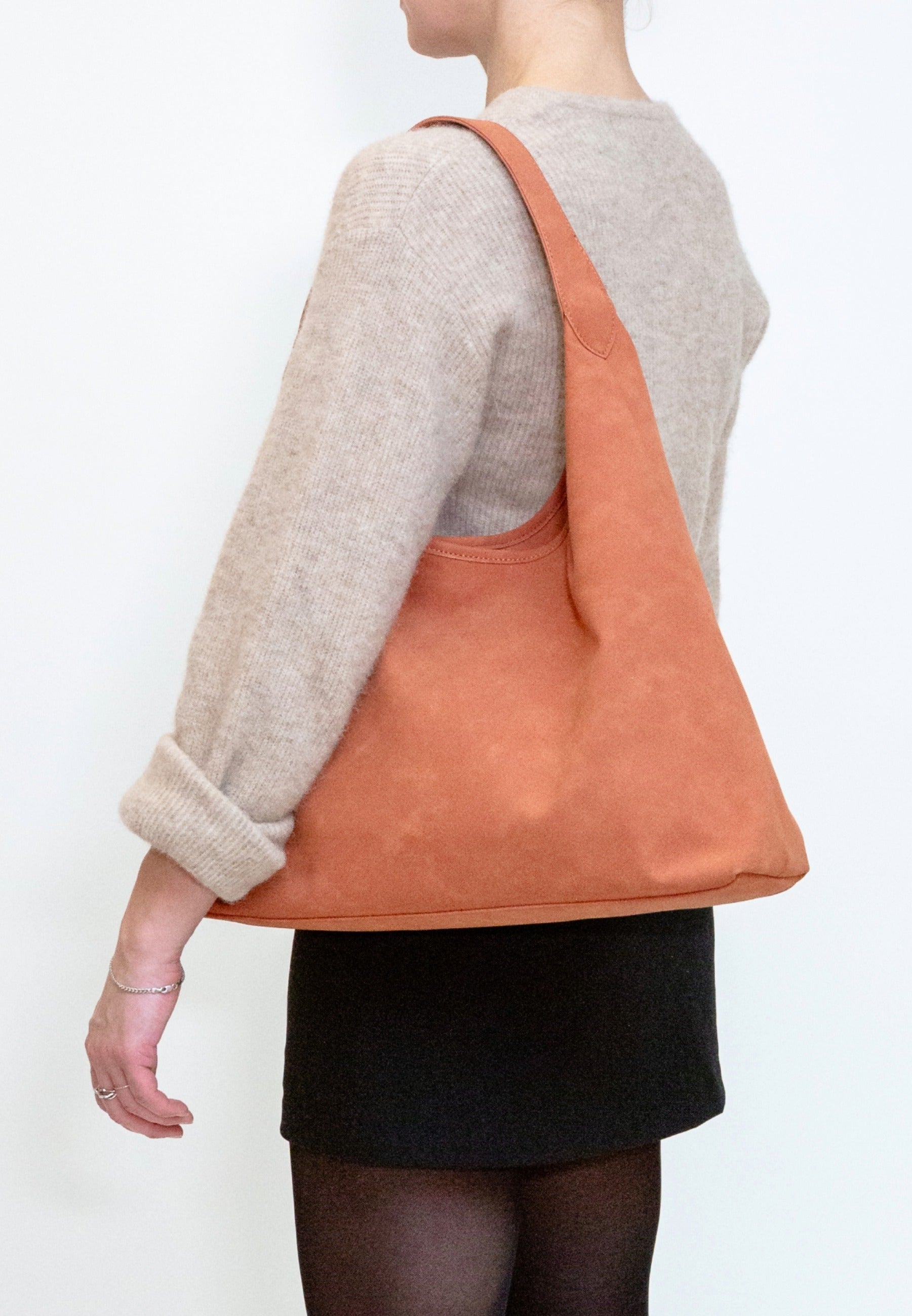 HVISK Lola Brush Tote Bag 510 Terracotta