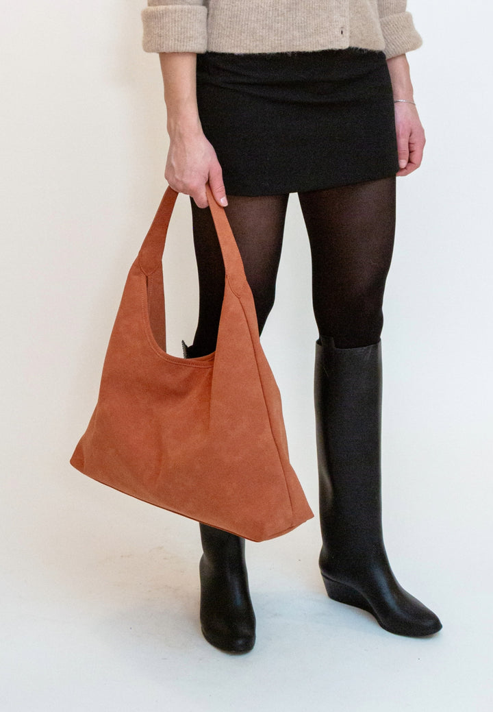 HVISK Lola Brush Tote Bag 510 Terracotta