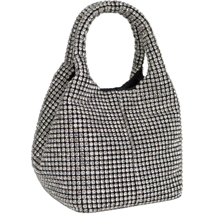 HVISK MERRY RHINESTONES Crossbody 439 Shiny Silver