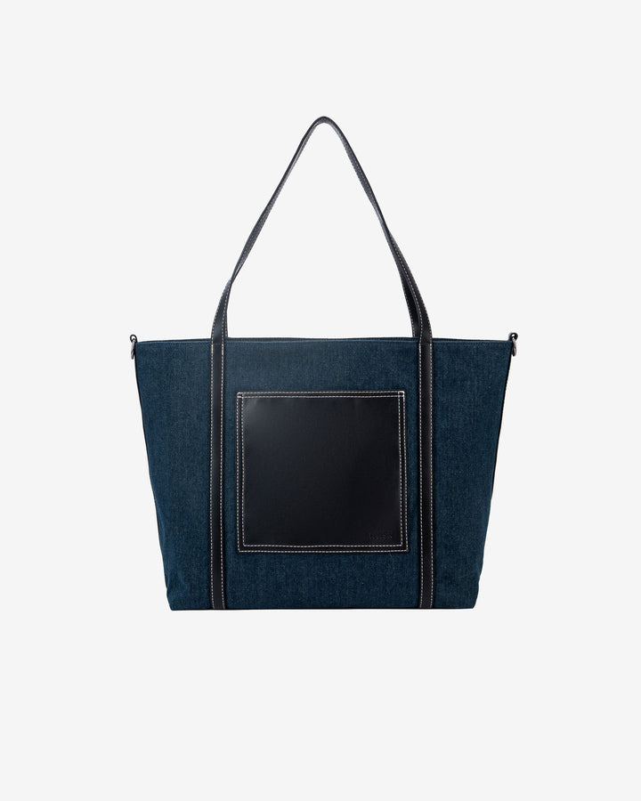 HVISK MILES DENIM Handle Bag 447 Blue Ink