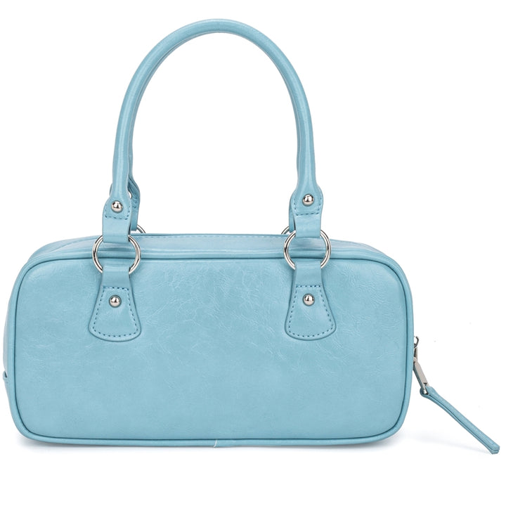 HVISK MINA RAW STRUCTURE Handle Bag 509 Dusk Blue