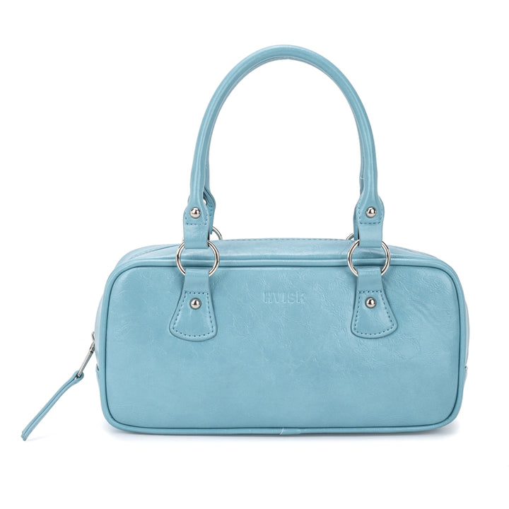 HVISK MINA RAW STRUCTURE Handle Bag 509 Dusk Blue
