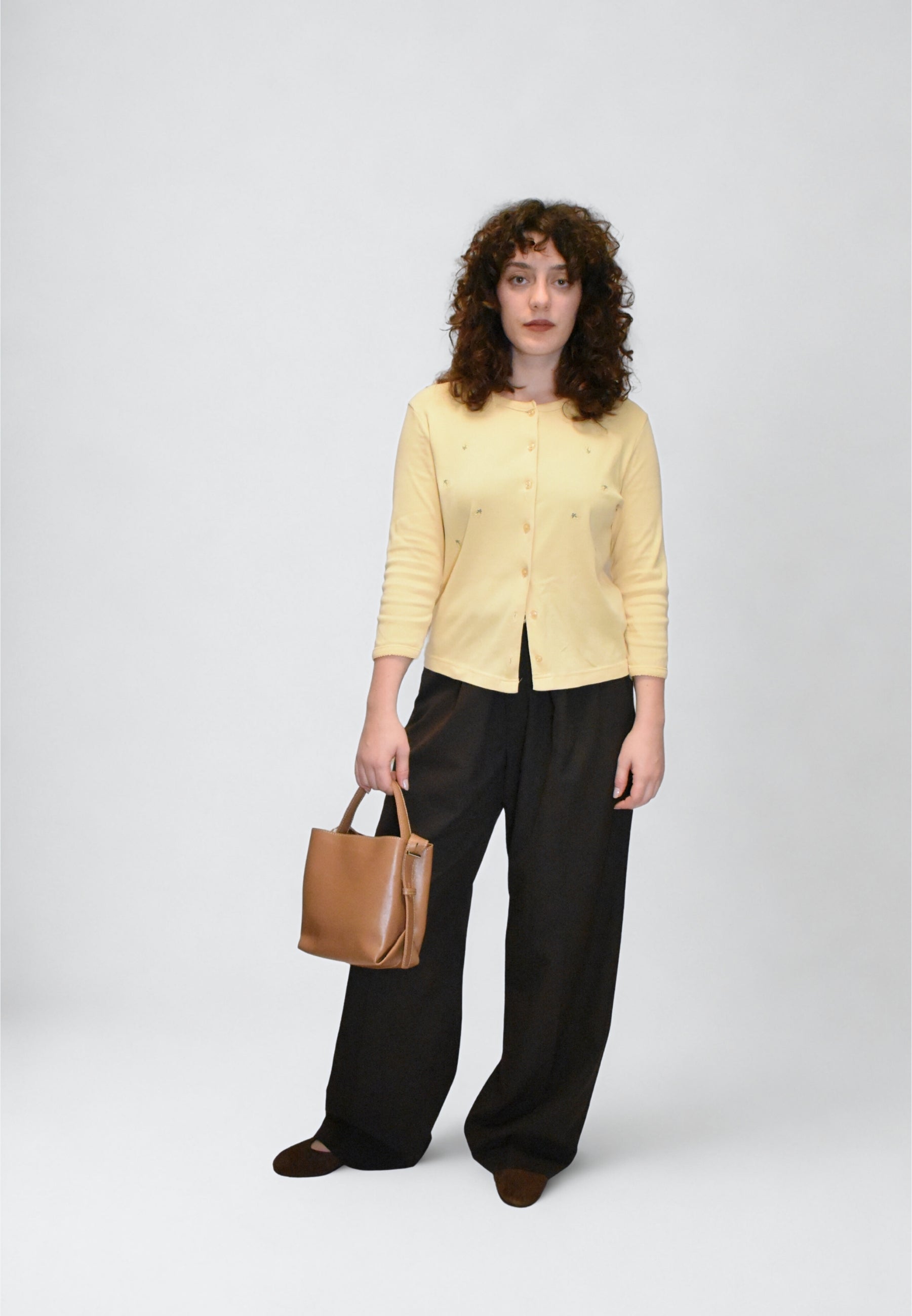 HVISK MOLLY GLOSSY STRUCTURE Crossbody 495 Mocha