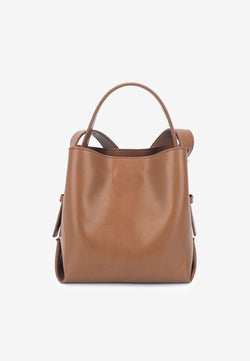 HVISK MOLLY GLOSSY STRUCTURE Crossbody 495 Mocha