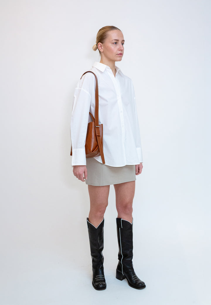 HVISK MOLLY GLOSSY STRUCTURE Crossbody 499 Brown Amber
