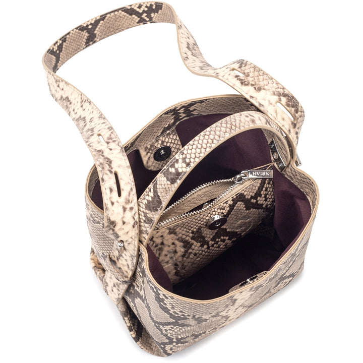 HVISK MOLLY SCALY STRUCTURE Crossbody 506 Ivory