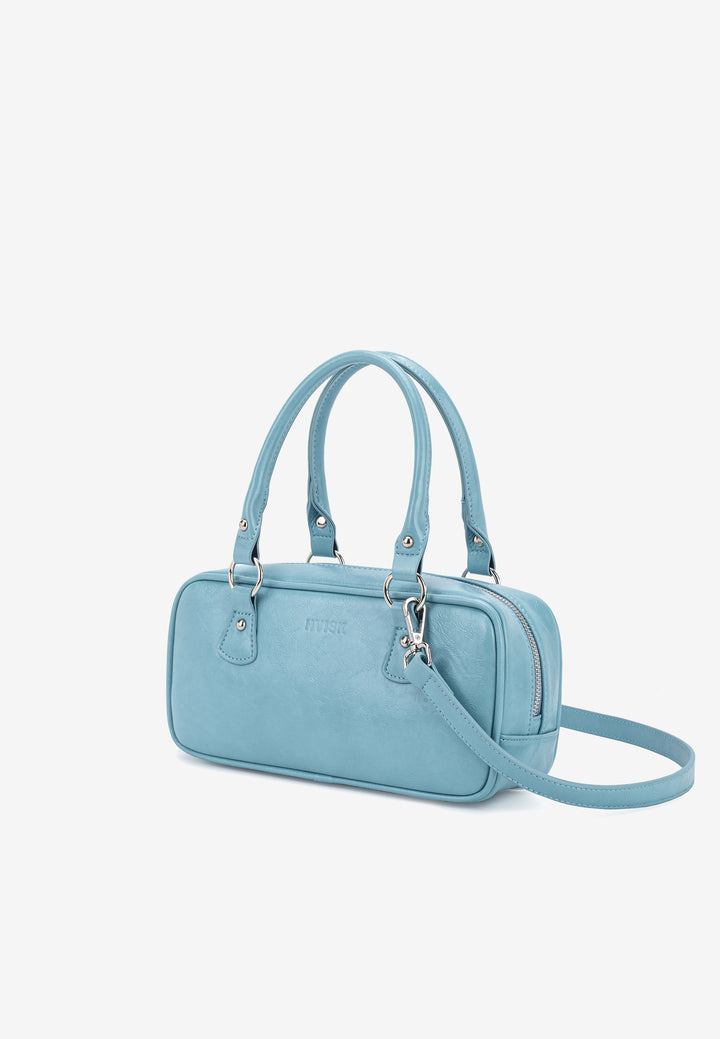 HVISK Mina Raw Handle Bag 509 Dusk Blue