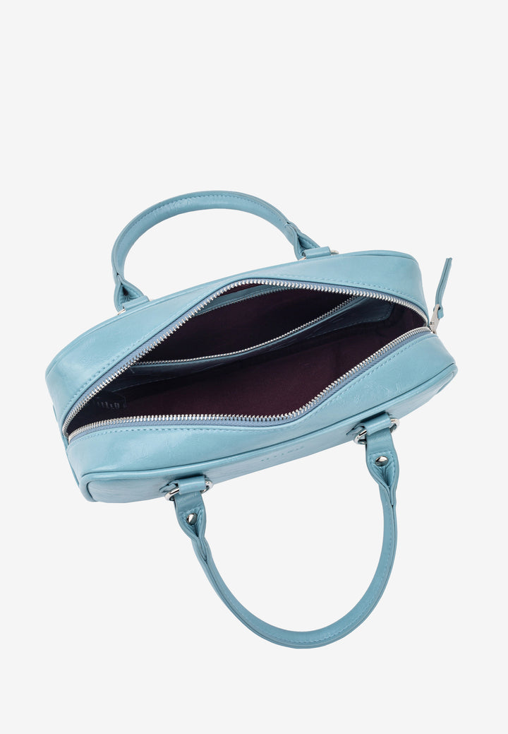 HVISK Mina Raw Handle Bag 509 Dusk Blue