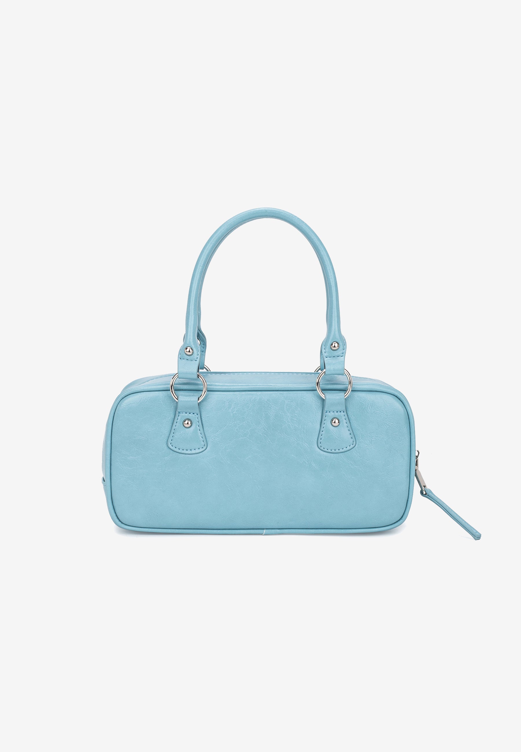 HVISK Mina Raw Handle Bag 509 Dusk Blue