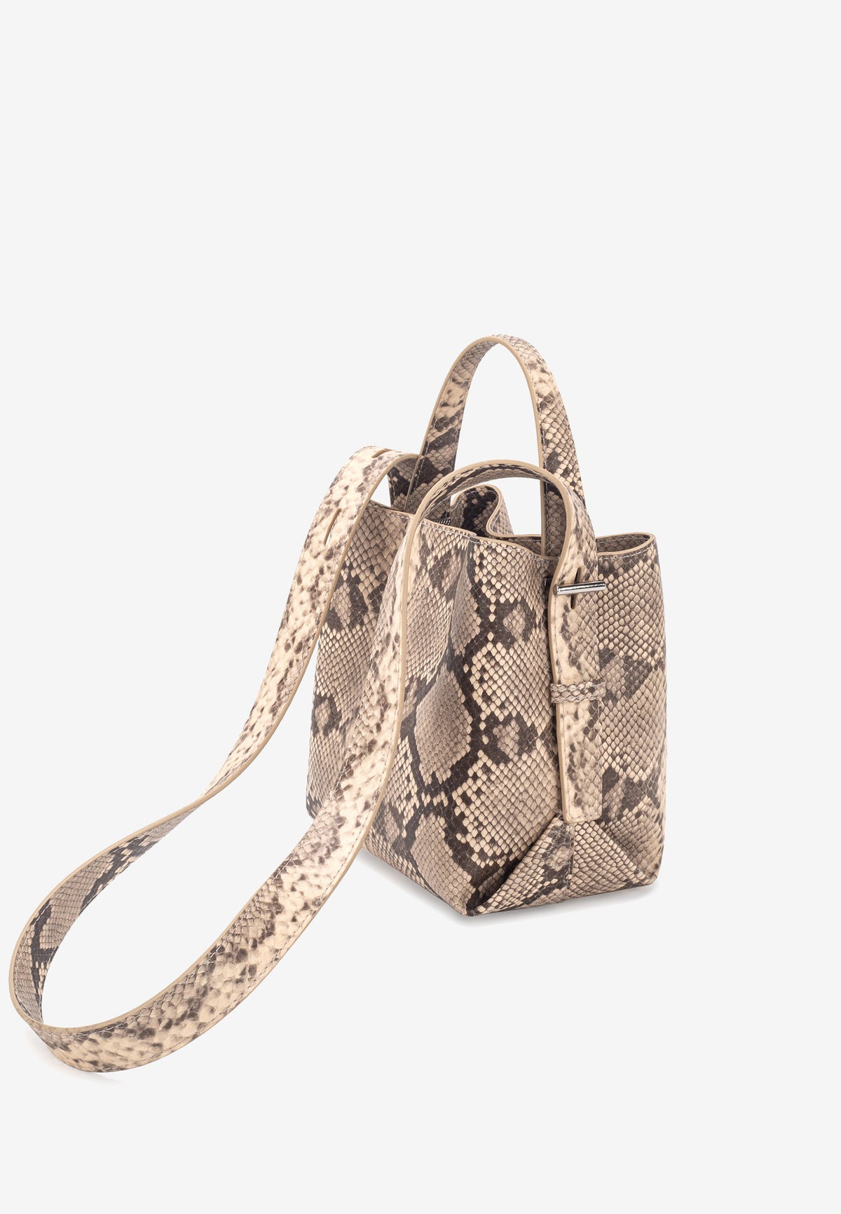 HVISK Molly Scaly Bucket Bag 506 Ivory