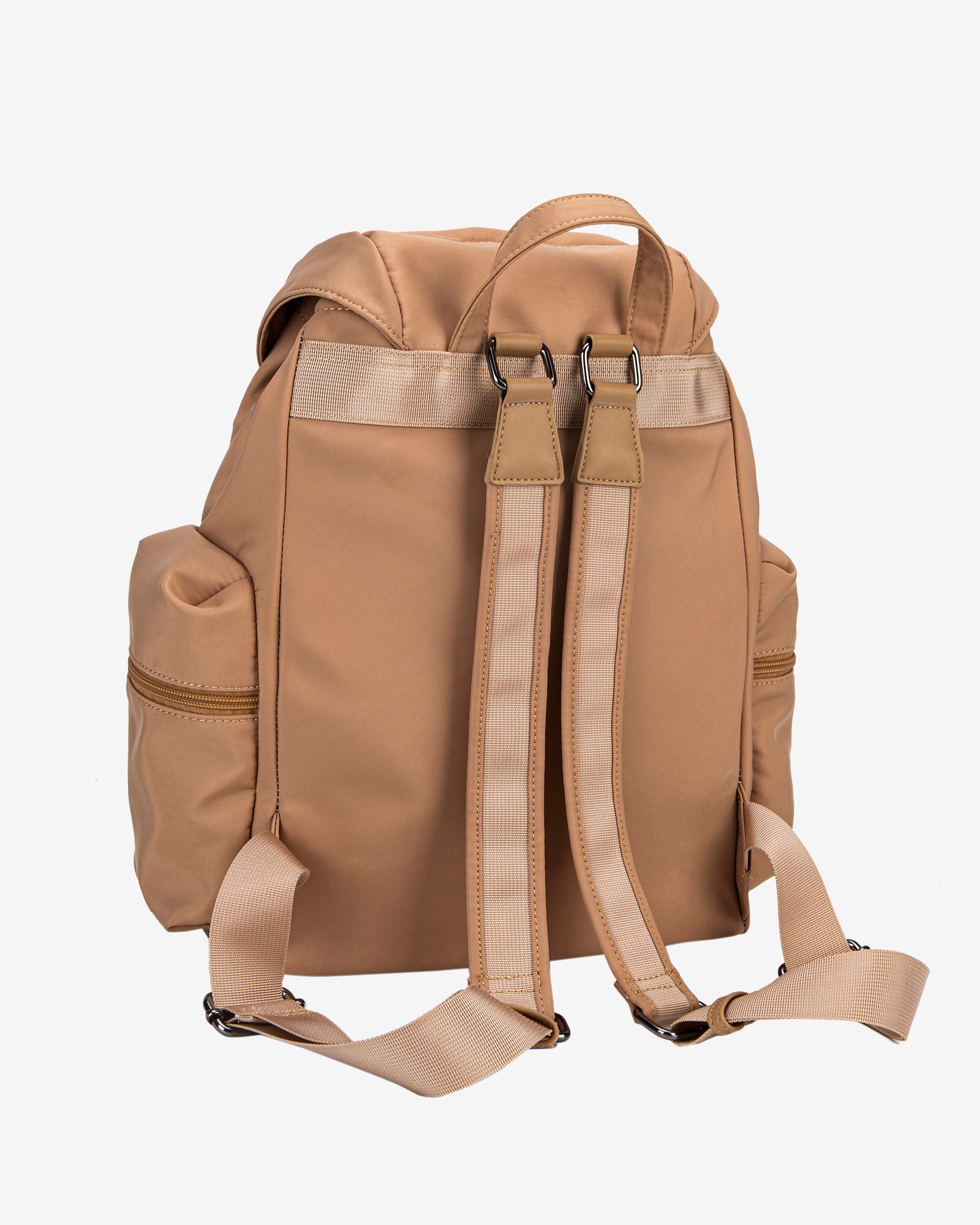 HVISK NOMAD MATTE TWILL Backpack 432 Tan Brown