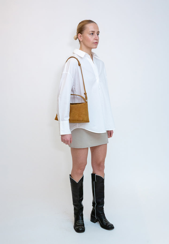 HVISK NOTE BRUSH STRUCTURE Crossbody 503 Cognac