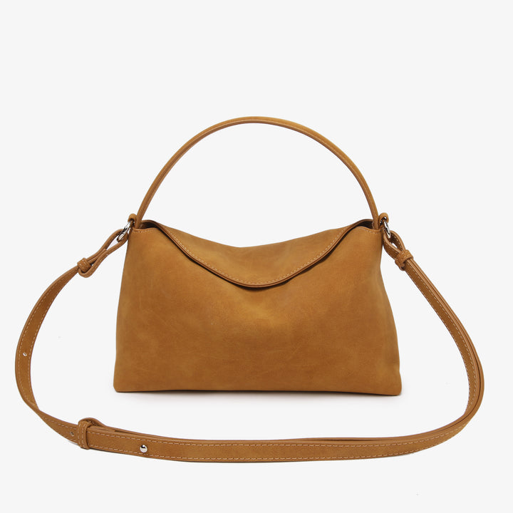 HVISK NOTE BRUSH STRUCTURE Crossbody 503 Cognac