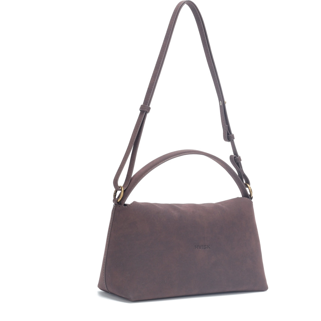 HVISK NOTE BRUSH STRUCTURE Crossbody 507 Umber Brown