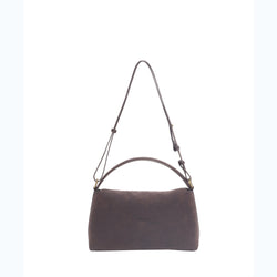 HVISK NOTE BRUSH STRUCTURE Crossbody 507 Umber Brown