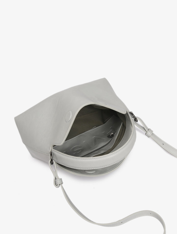 HVISK NOTE GLOSSY STRUCTURE Crossbody 477 Grey Aura