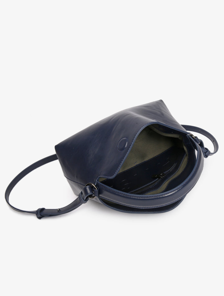HVISK NOTE GLOSSY STRUCTURE Crossbody 480 Eclipse Blue