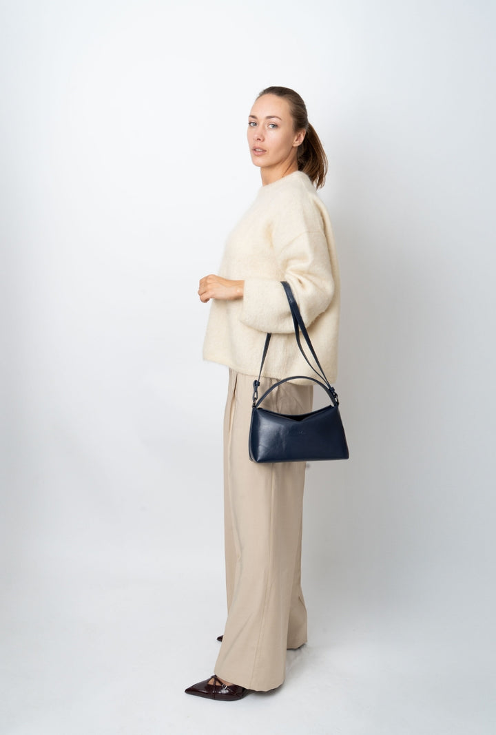 HVISK NOTE GLOSSY STRUCTURE Crossbody 480 Eclipse Blue