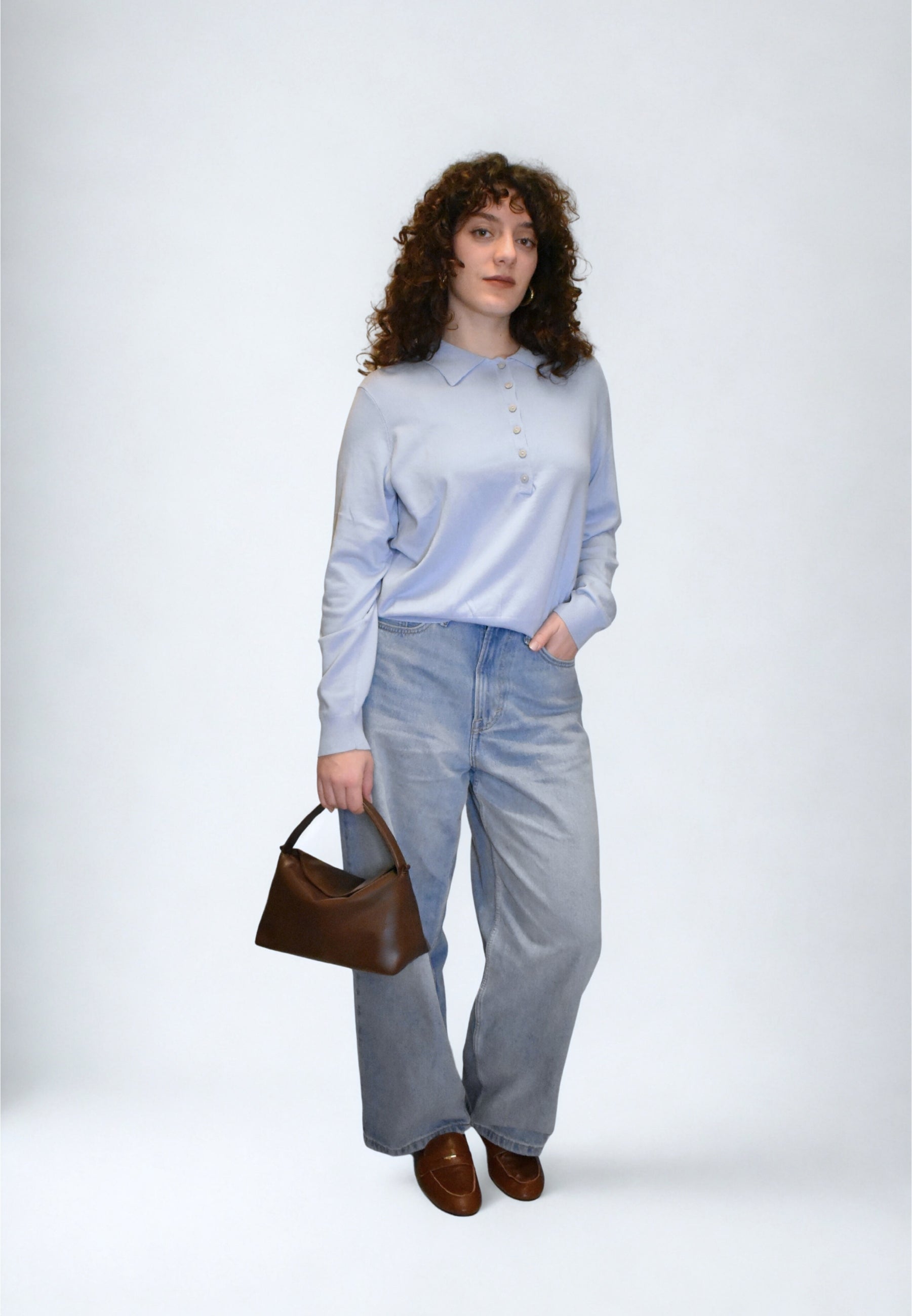 HVISK NOTE GLOSSY STRUCTURE Crossbody 496 Cocoa