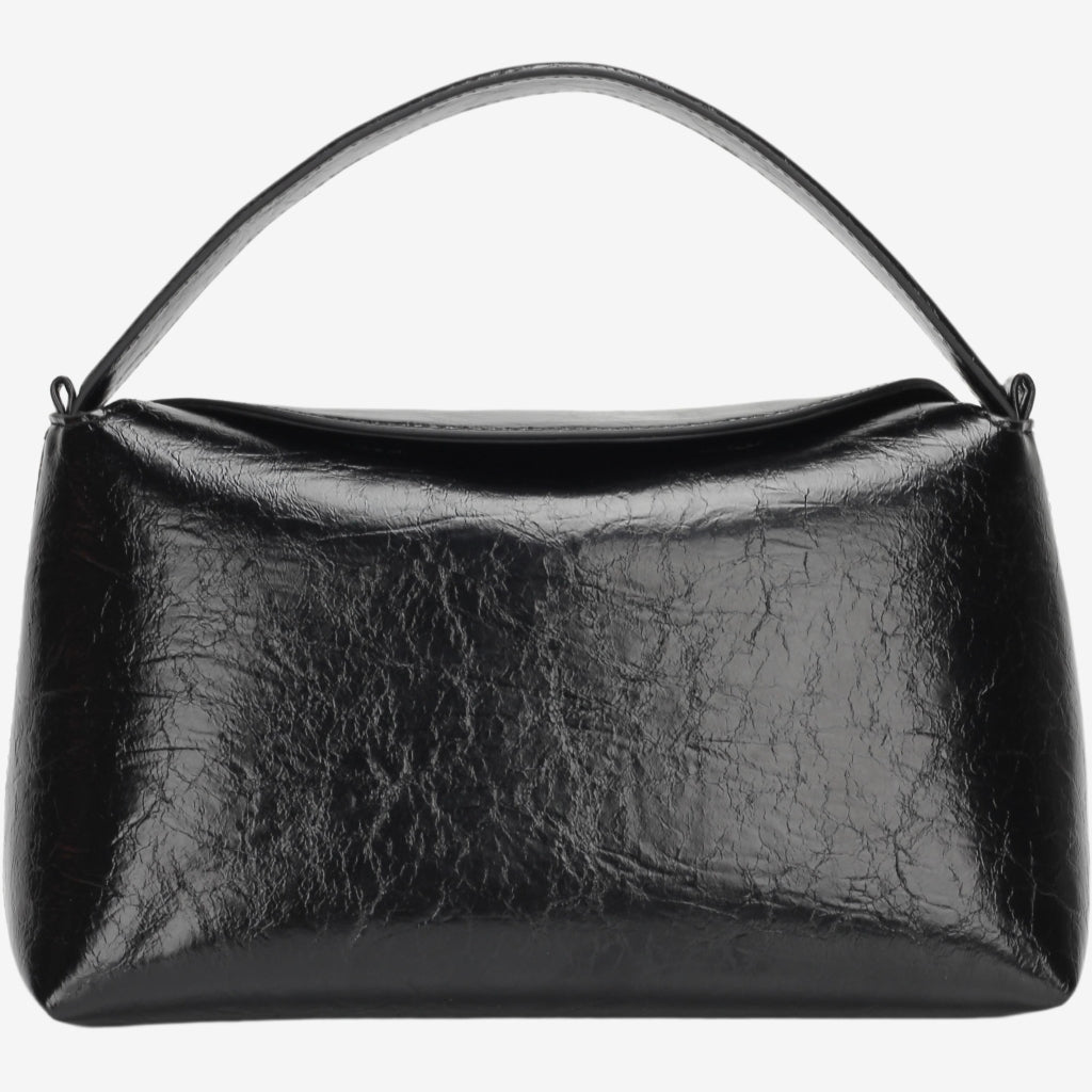 HVISK NOTE LACQUER Handbag 009 Black