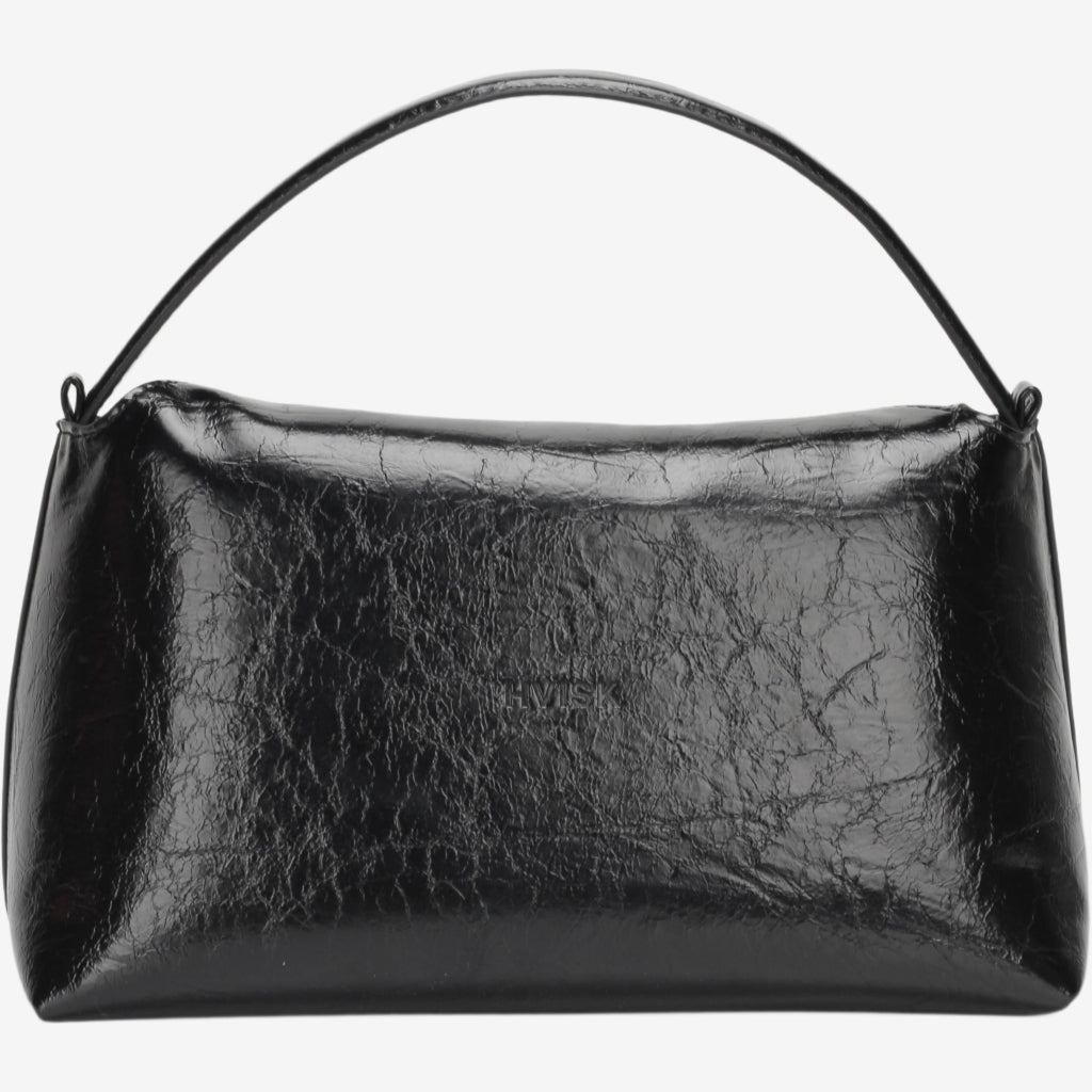 HVISK NOTE LACQUER Handbag 009 Black