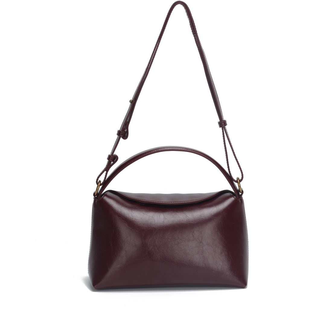 HVISK NOTE RAW STRUCTURE Crossbody 508 Deep Burgundy