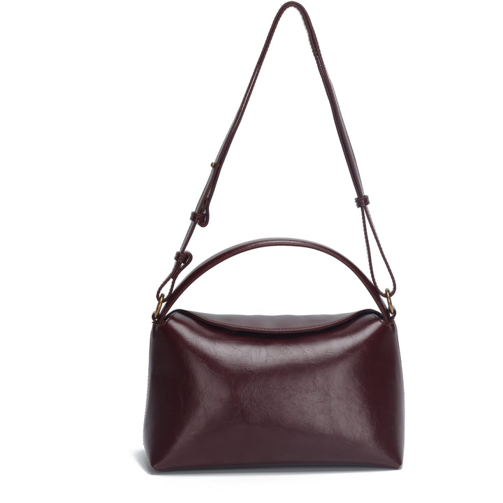 HVISK NOTE RAW STRUCTURE Crossbody 508 Deep Burgundy