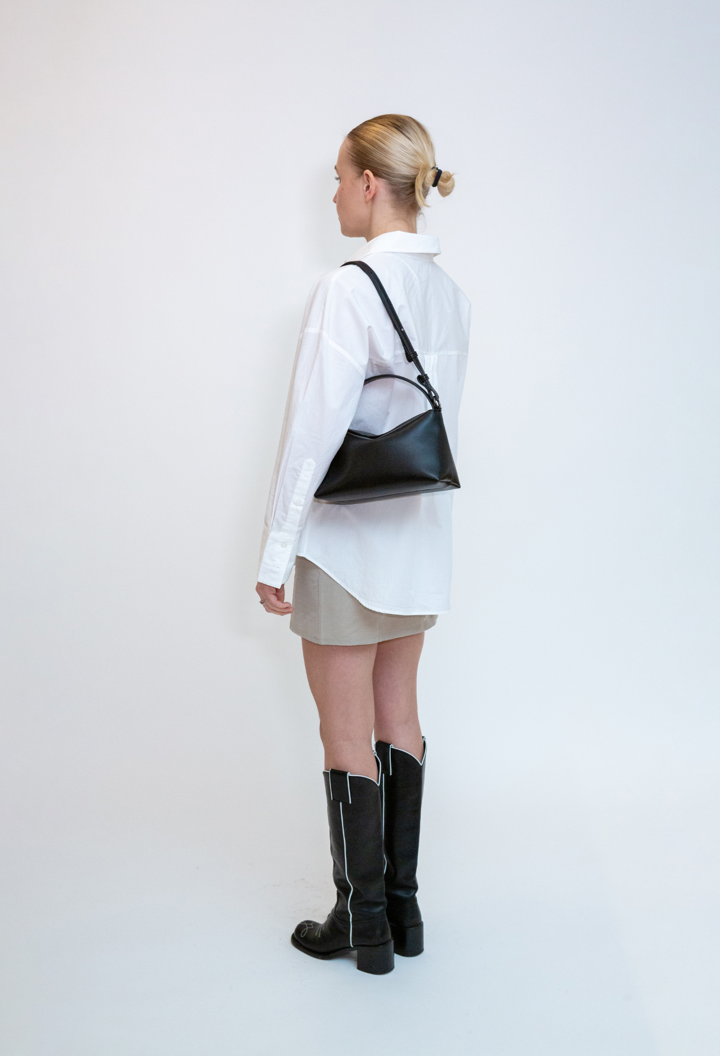 HVISK NOTE SOFT STRUCTURE Crossbody 009 Black