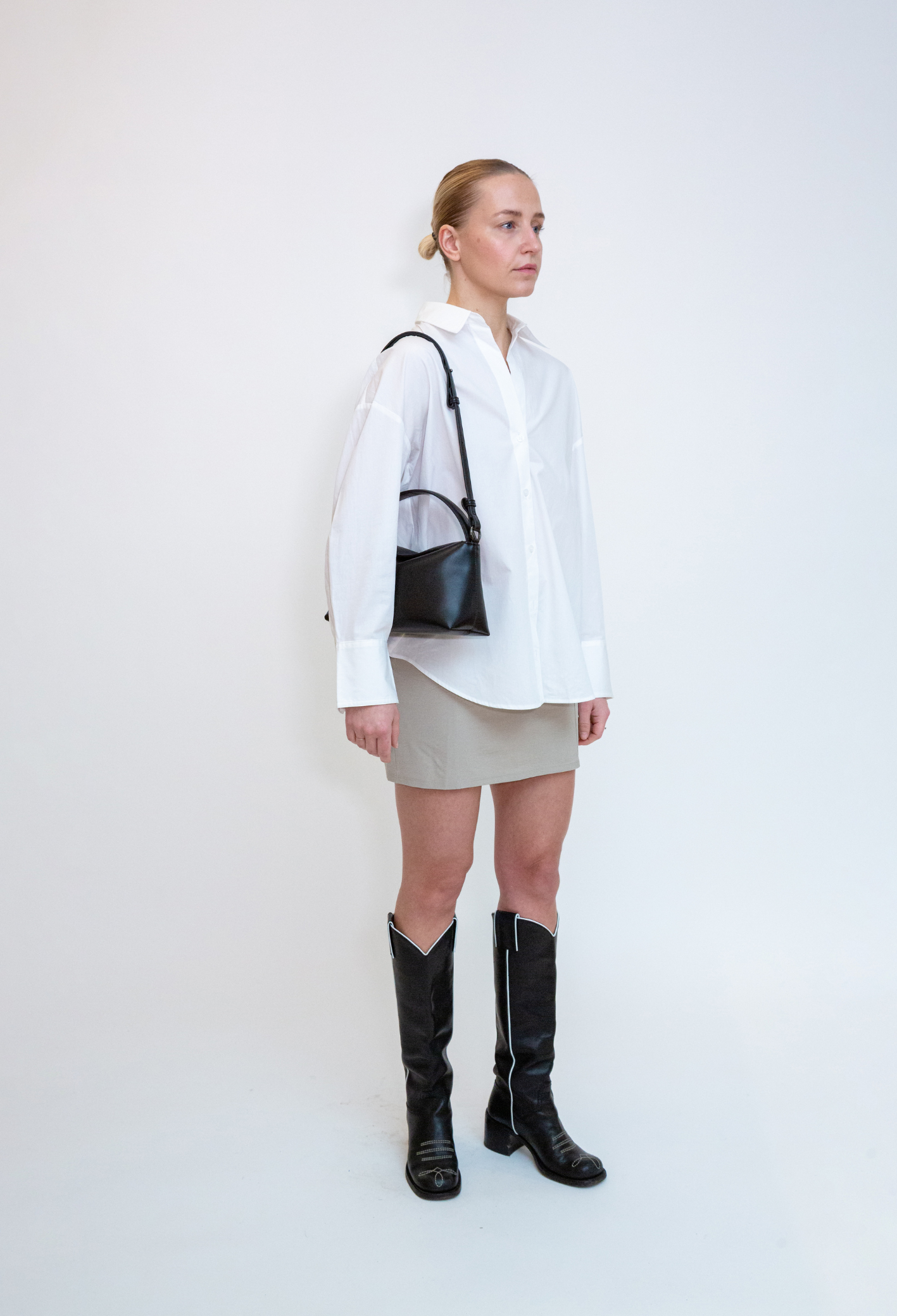 HVISK NOTE SOFT STRUCTURE Crossbody 009 Black