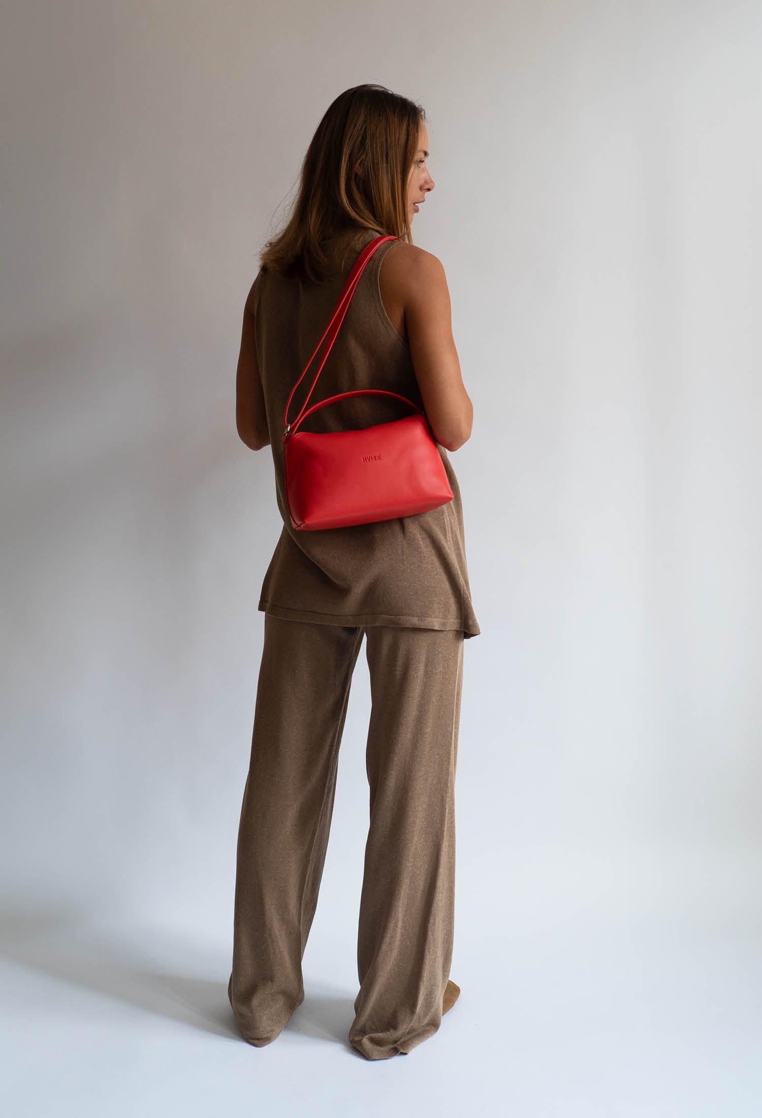 HVISK NOTE SOFT STRUCTURE Crossbody 465 Red Coral