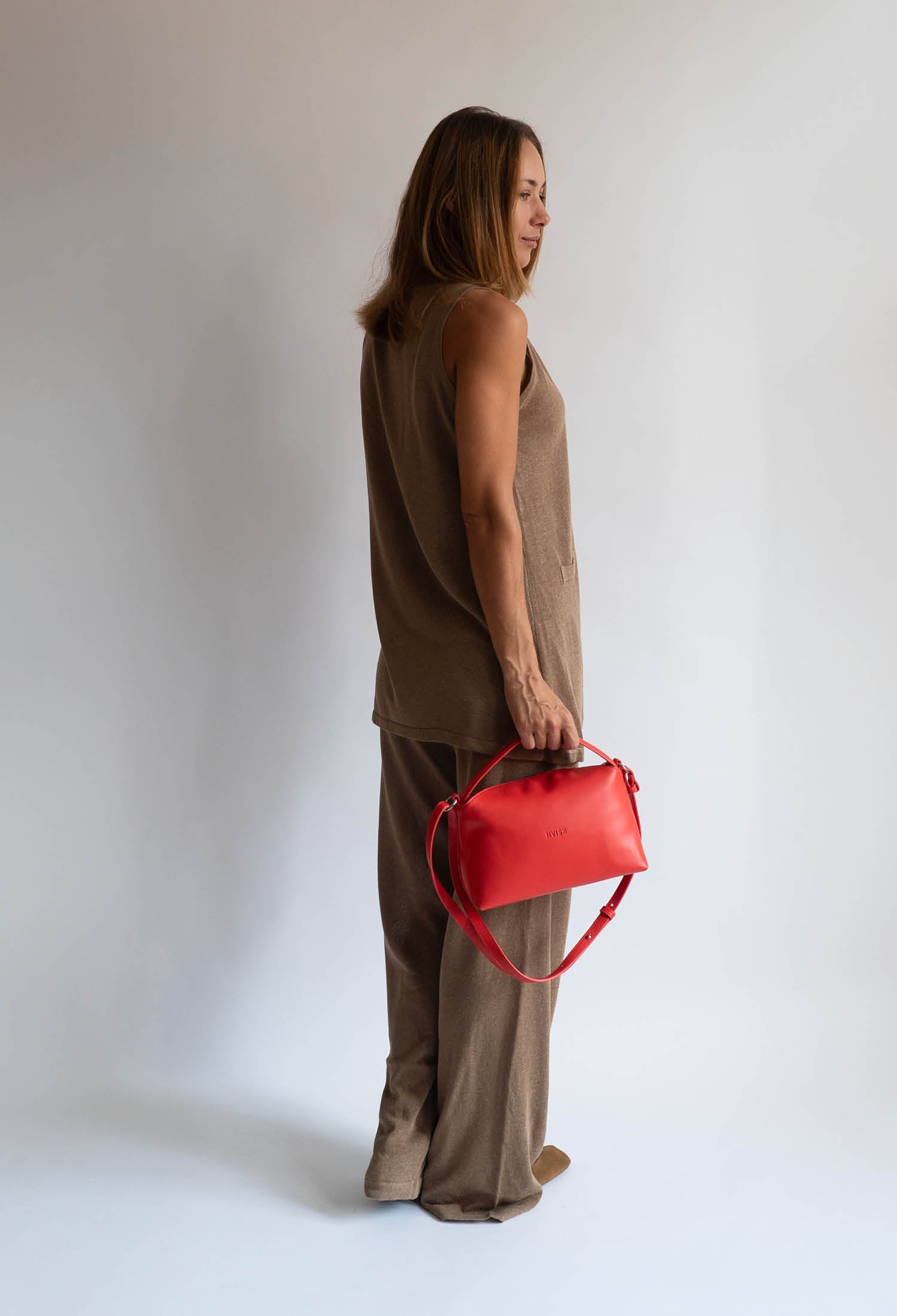 HVISK NOTE SOFT STRUCTURE Crossbody 465 Red Coral