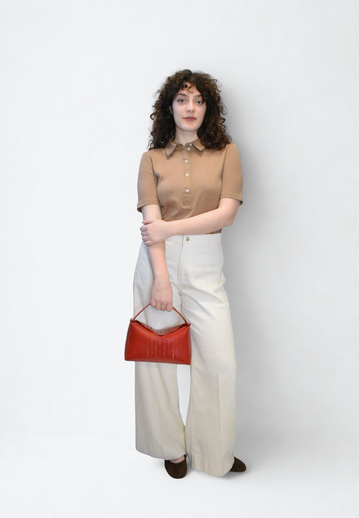 HVISK NOTE STROKE STRUCTURE Crossbody 494 Scarlet Red