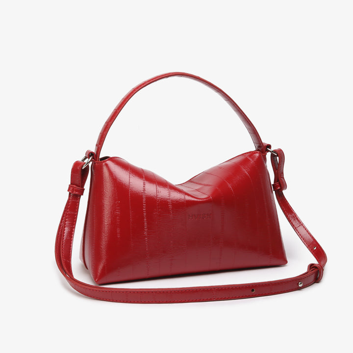 HVISK NOTE STROKE STRUCTURE Crossbody 494 Scarlet Red