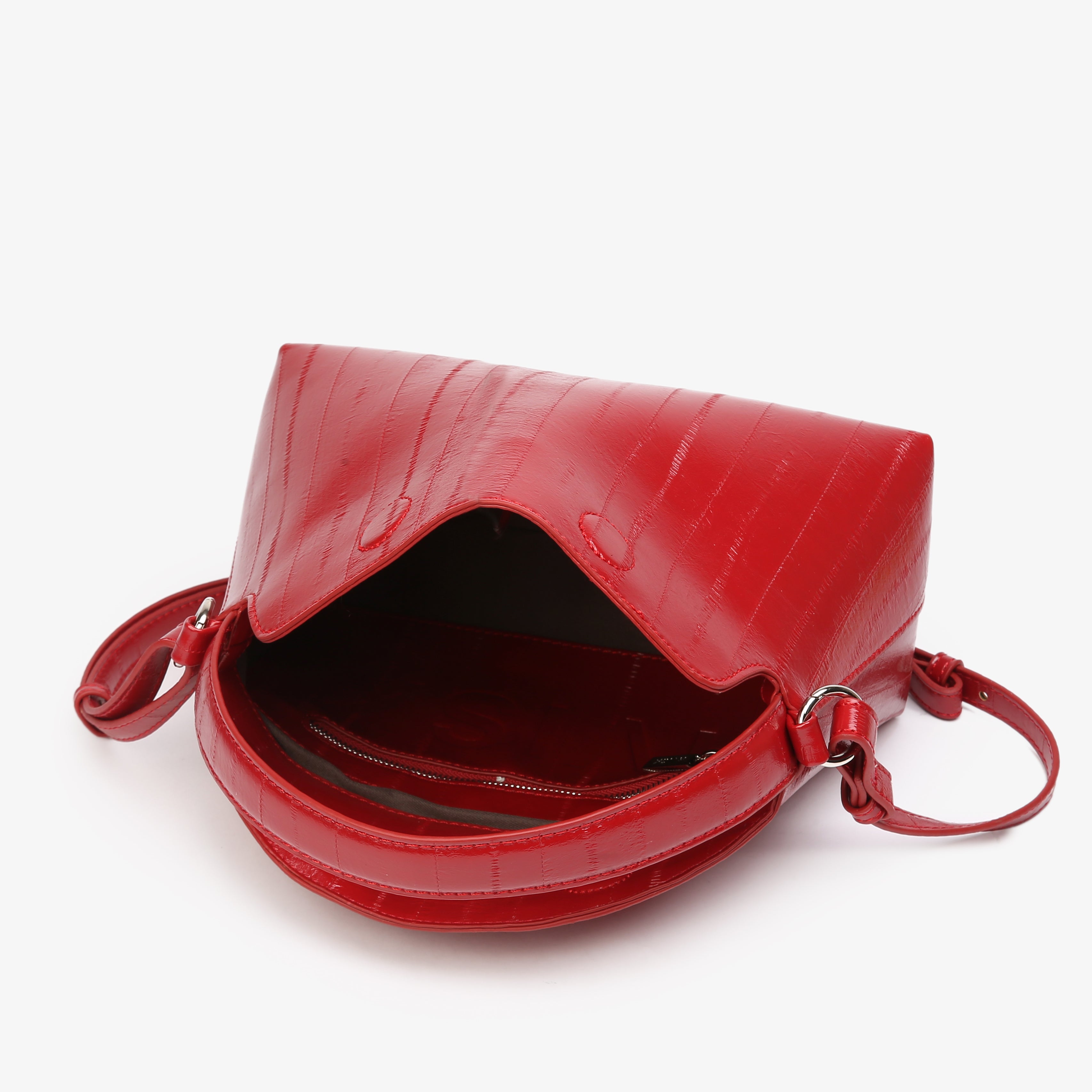 HVISK NOTE STROKE STRUCTURE Crossbody 494 Scarlet Red