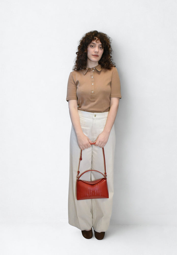 HVISK NOTE STROKE STRUCTURE Crossbody 494 Scarlet Red