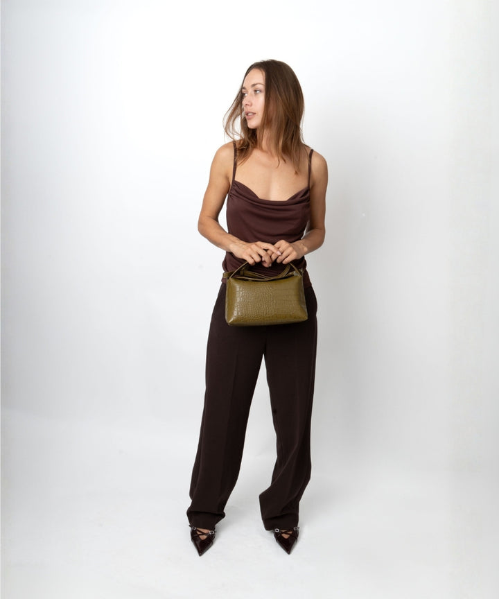 HVISK NOTE TRACE Crossbody 487 Olive Green