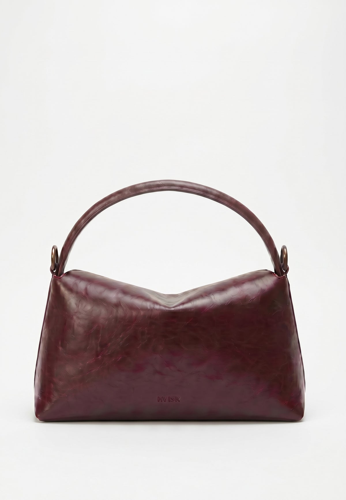 HVISK Note Raw Handbag 508 Deep Burgundy
