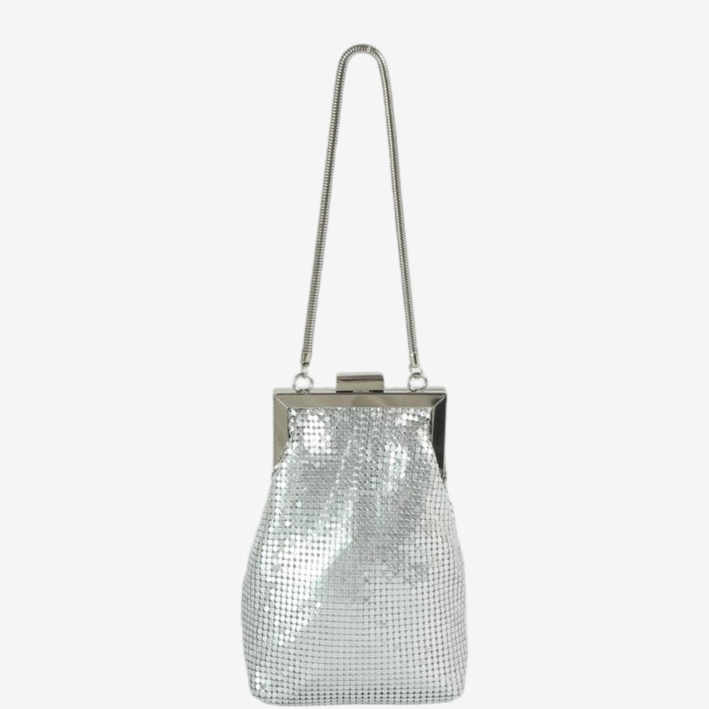 HVISK PANSY CHAINMAIL Handbag 012 Silver