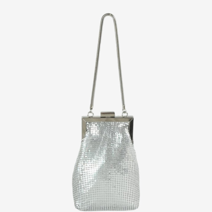 HVISK PANSY CHAINMAIL Handbag 012 Silver