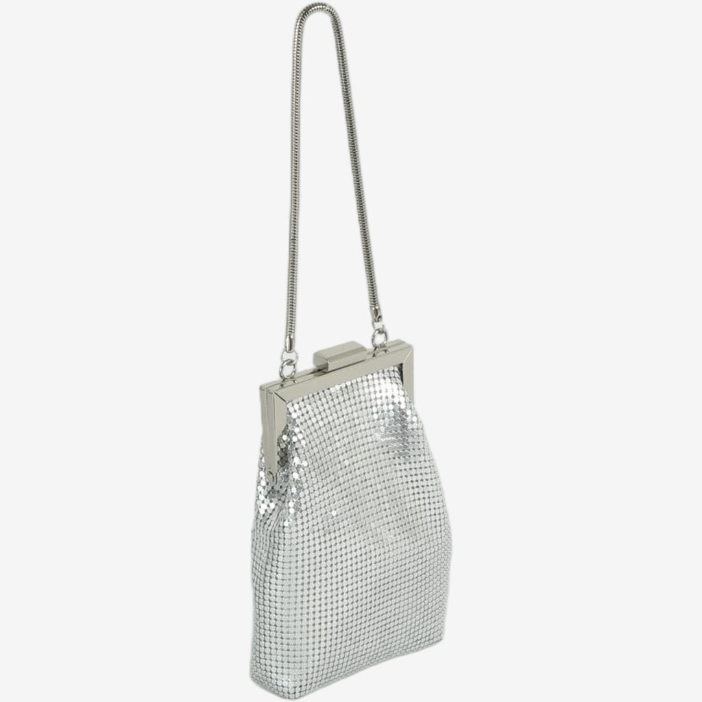 HVISK PANSY CHAINMAIL Handbag 012 Silver