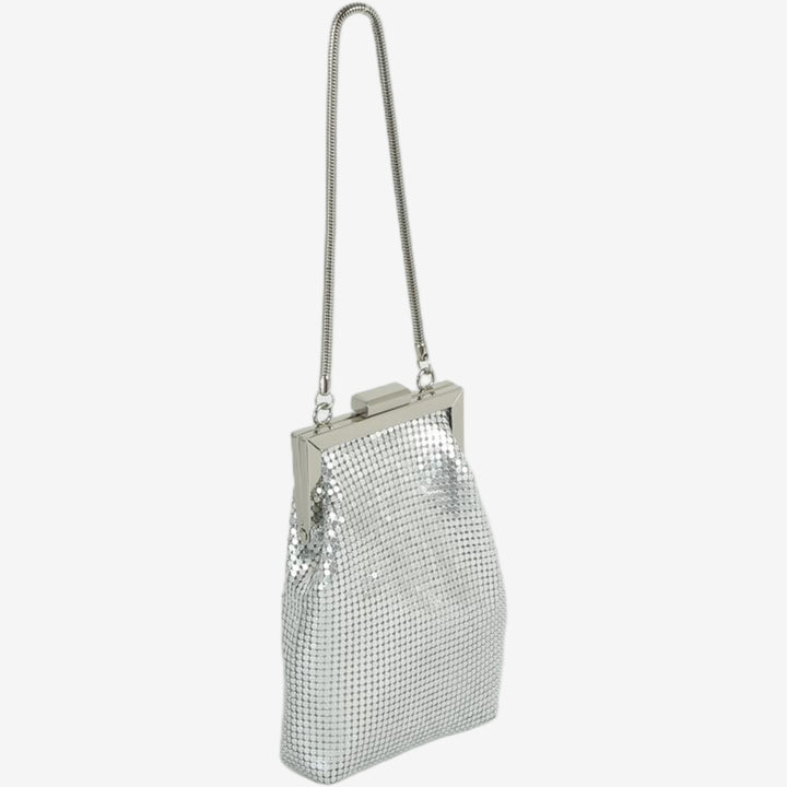 HVISK PANSY CHAINMAIL Handbag 012 Silver