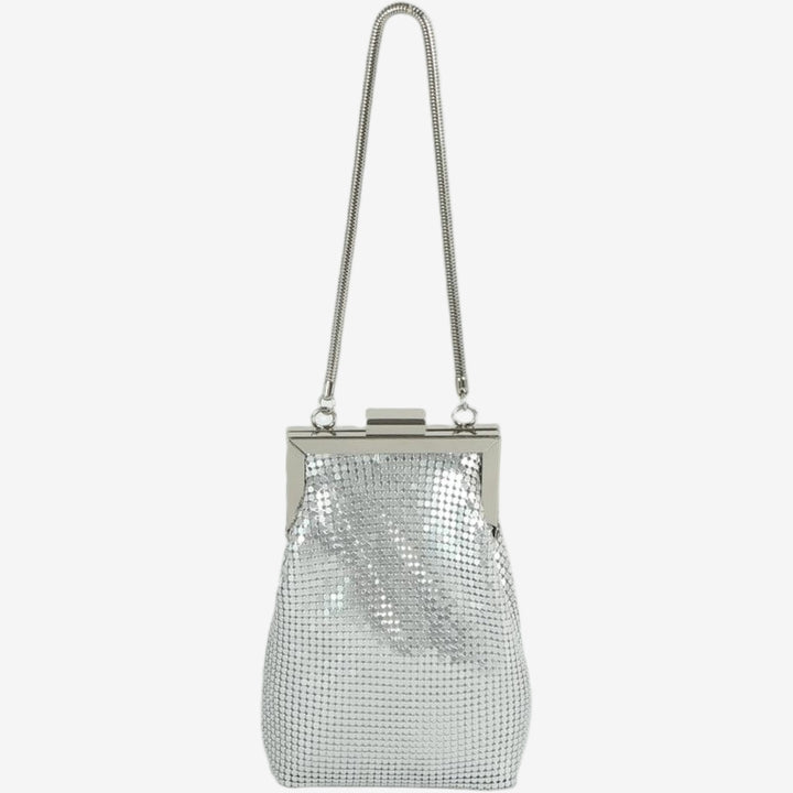 HVISK PANSY CHAINMAIL Handbag 012 Silver