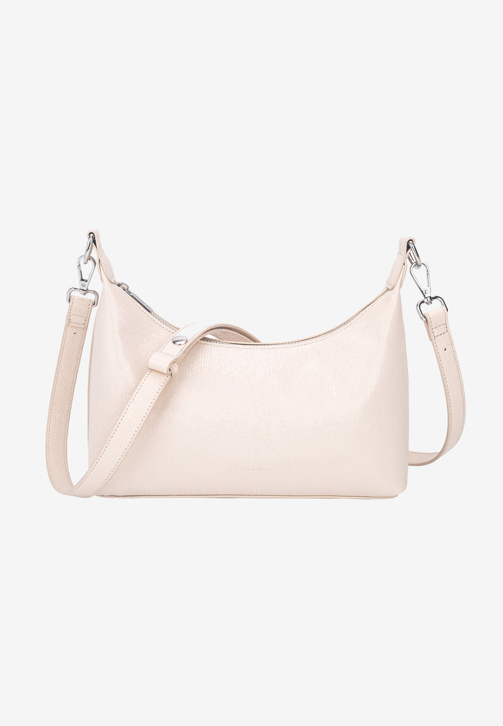 HVISK POLLY SHELL STRUCTURE Shoulder Bag 486 Oat White