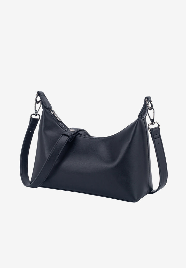 HVISK POLLY SOFT STRUCTURE Shoulder Bag 009 Black