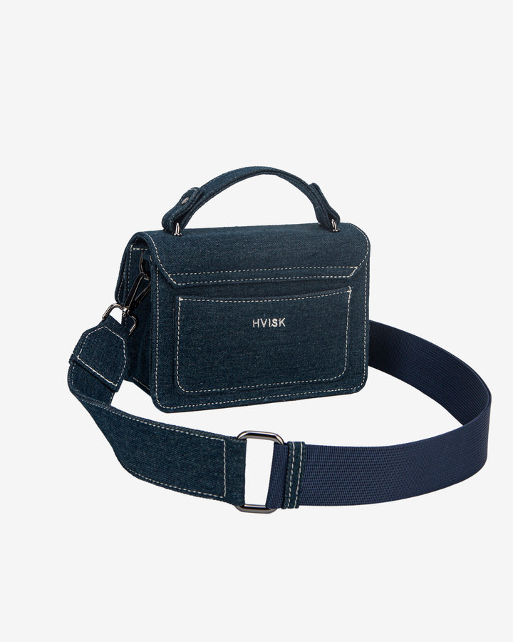 HVISK RENEI DENIM Handle Bag 447 Blue Ink