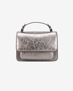 HVISK RENEI SHINY STRUCTURE Crossbody 454 Metallic Grey