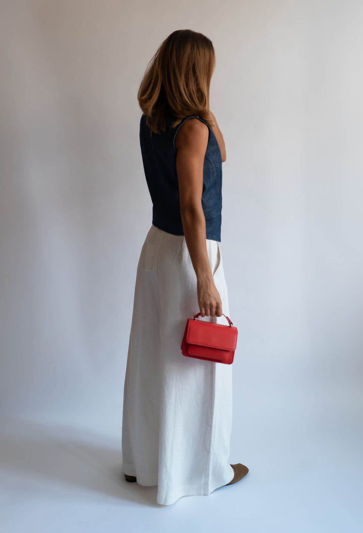 HVISK RENEI SOFT STRUCTURE Crossbody 465 Red Coral