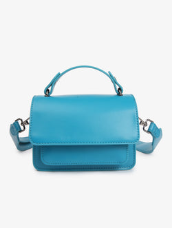 HVISK RENEI SOFT STRUCTURE Crossbody 476 Teal Blue